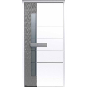 Porte d’entrée aluminium Pirnar Ultimum Multilevel 505 DUNE sur mesure