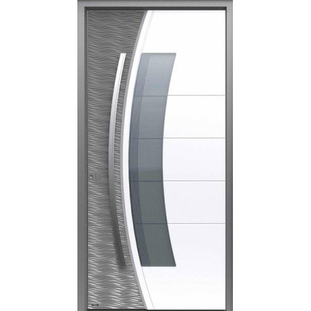 Porte d’entrée aluminium Pirnar Ultimum Multilevel 509 DUNE sur mesure