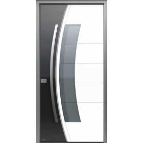 Porte d’entrée aluminium Pirnar Ultimum Multilevel 509 GLASS sur mesure