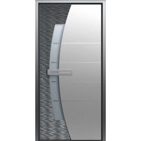 Porte d’entrée aluminium Pirnar Ultimum Multilevel 510 DUNE sur mesure
