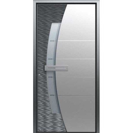 Porte d’entrée aluminium Pirnar Ultimum Multilevel 510 DUNE sur mesure