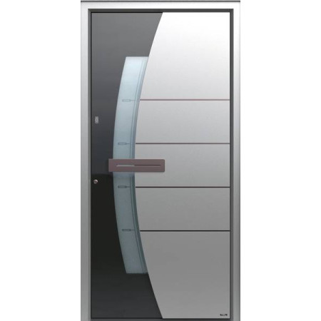 Porte d’entrée aluminium Pirnar Ultimum Multilevel 510 GLASS sur mesure