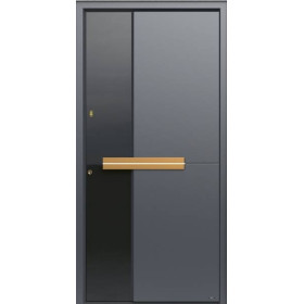 Porte d’entrée aluminium Pirnar Ultimum Multilevel 515 A GLASS sur mesure