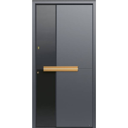 Porte d’entrée aluminium Pirnar Ultimum Multilevel 515 A GLASS sur mesure