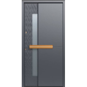 Porte d’entrée aluminium Pirnar Ultimum Multilevel 515 DUNE sur mesure