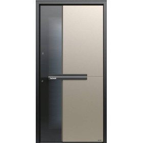 Porte d’entrée aluminium Pirnar Ultimum Multilevel 515 GLASS sur mesure