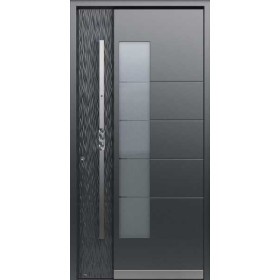 Porte d’entrée aluminium Pirnar Ultimum Multilevel 517 DUNE sur mesure