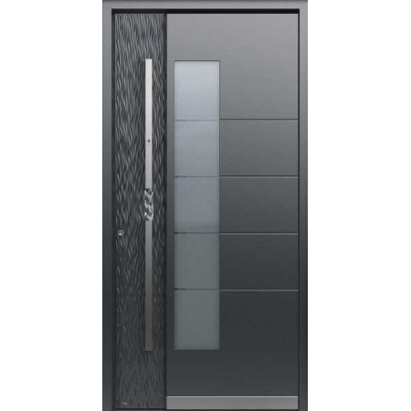Porte d’entrée aluminium Pirnar Ultimum Multilevel 517 DUNE sur mesure