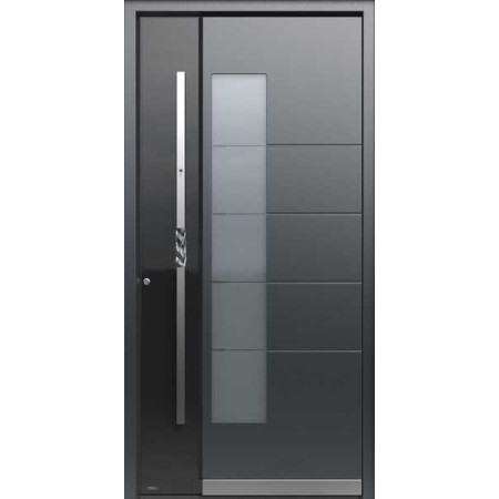 Porte d’entrée aluminium Pirnar Ultimum Multilevel 517 GLASS sur mesure