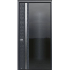 Porte d’entrée aluminium Pirnar Ultimum Multilevel 523 DUNE sur mesure