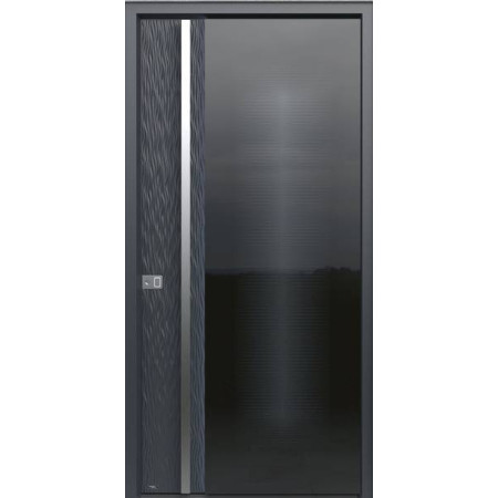 Porte d’entrée aluminium Pirnar Ultimum Multilevel 523 DUNE sur mesure