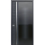 Porte d’entrée aluminium Pirnar Ultimum Multilevel 523 DUNE sur mesure