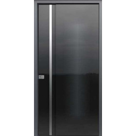 Porte d’entrée aluminium Pirnar Ultimum Multilevel 523 GLASS sur mesure