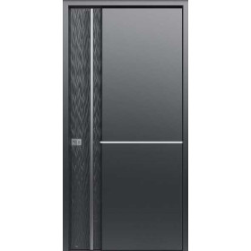 Porte d’entrée aluminium Pirnar Ultimum Multilevel 524 A DUNE sur mesure