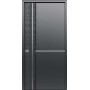 Porte d’entrée aluminium Pirnar Ultimum Multilevel 524 A DUNE sur mesure