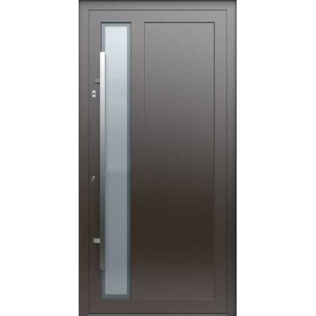 Porte d’entrée aluminium Pirnar Atrium 4230 sur mesure