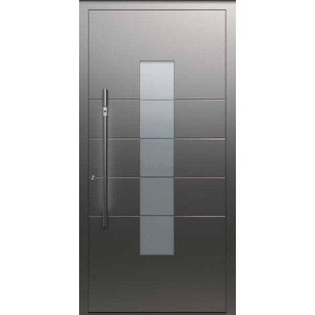 Porte d’entrée aluminium Pirnar Quantum Q50 sur mesure
