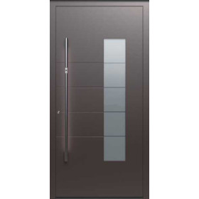 Porte d’entrée aluminium Pirnar Quantum Q60 sur mesure