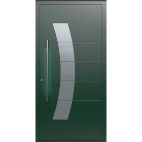 Porte d’entrée aluminium Pirnar Quantum Q70 sur mesure