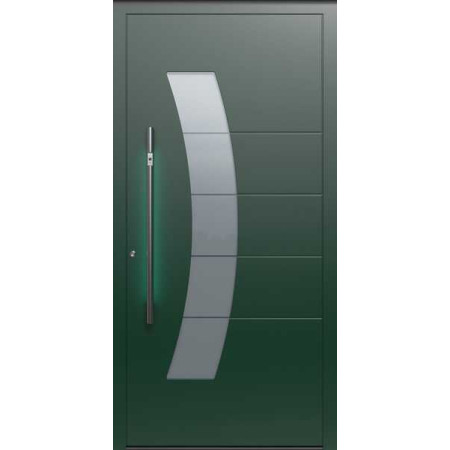 Porte d’entrée aluminium Pirnar Quantum Q70 sur mesure