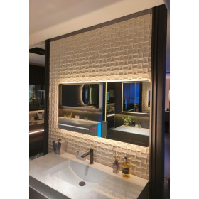 Pierre flexible MCM Mosaïque de travertin - A2T