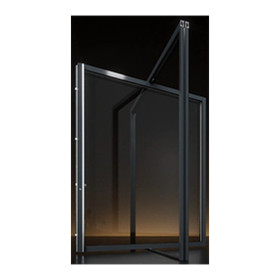 Porte pivot Golfe – Tehni Superior vitrée sur mesure | A2T