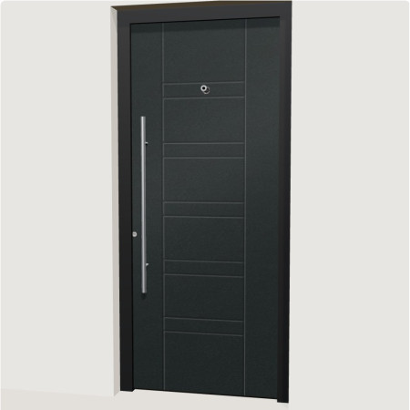 Porte d’entrée aluminium multicadres Toulouse | A2T Distributions