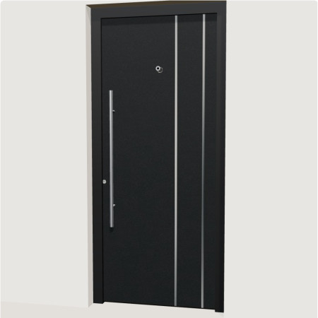 Porte d’entrée aluminium multicadres Marseille | A2T Distributions
