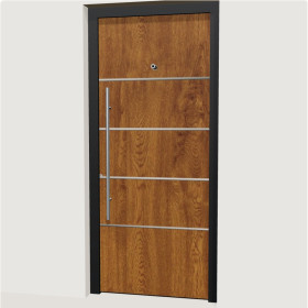 Porte d’entrée aluminium multicadres Nice | A2T Distributions