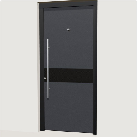 Porte d’entrée aluminium multicadres Montpellier | A2T Distributions