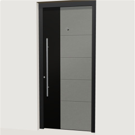 Porte d’entrée aluminium multicadres Lyon | A2T Distributions