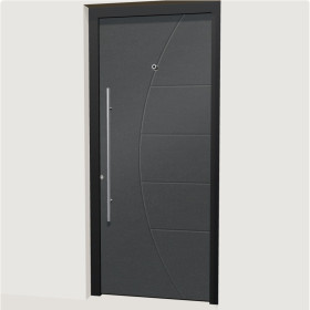 Porte d’entrée aluminium multicadres Lille | A2T Distributions