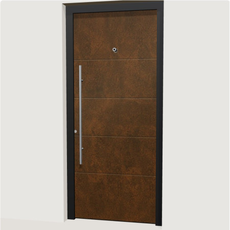 Porte d’entrée aluminium multicadres Grenoble | A2T Distributions