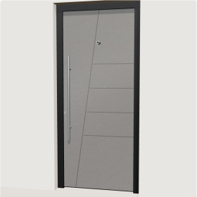 Porte d’entrée aluminium multicadres Dijon | A2T Distributions