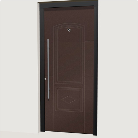 Porte d’entrée aluminium multicadres Reims | A2T Distributions