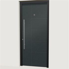 Porte d’entrée aluminium multicadres Rouen | A2T Distributions