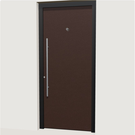 Porte d’entrée aluminium multicadres Caen | A2T Distributions