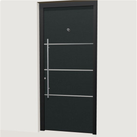 Porte d’entrée aluminium multicadres Orléans | A2T Distributions