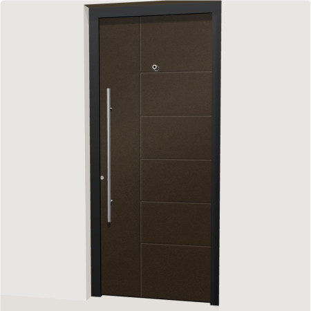 Porte d’entrée aluminium multicadres Le Mans | A2T Distributions