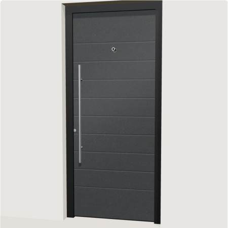 Porte d’entrée aluminium multicadres Toulon | A2T Distributions