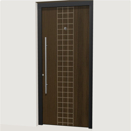 Porte d’entrée aluminium multicadres Avignon | A2T Distributions