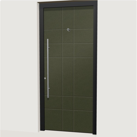 Porte d’entrée aluminium multicadres Perpignan | A2T Distributions