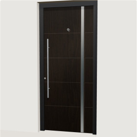 Porte d’entrée aluminium multicadres Pau | A2T Distributions