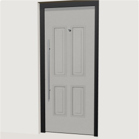Porte d’entrée aluminium multicadres Bayonne | A2T Distributions