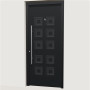 Porte d’entrée aluminium multicadres Biarritz | A2T Distributions