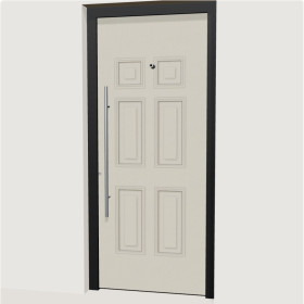 Porte d’entrée aluminium multicadres Annecy | A2T Distributions