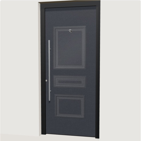 Porte d’entrée aluminium multicadres Aix-en-Provence | A2T Distributions
