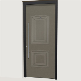 Porte d’entrée aluminium multicadres Antibes | A2T Distributions