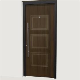 Porte d’entrée aluminium multicadres Arles | A2T Distributions