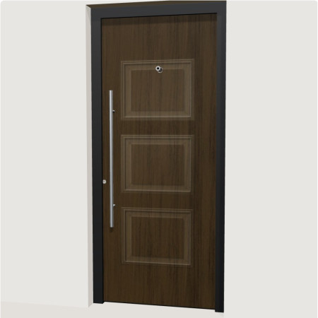 Porte d’entrée aluminium multicadres Arles | A2T Distributions